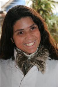 Raquel e seu sorriso marcante. Imagem: Marcos Massa