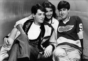 O trio de protagonistas Ferris, Sloane e Cameron. Imagem: Divulgação